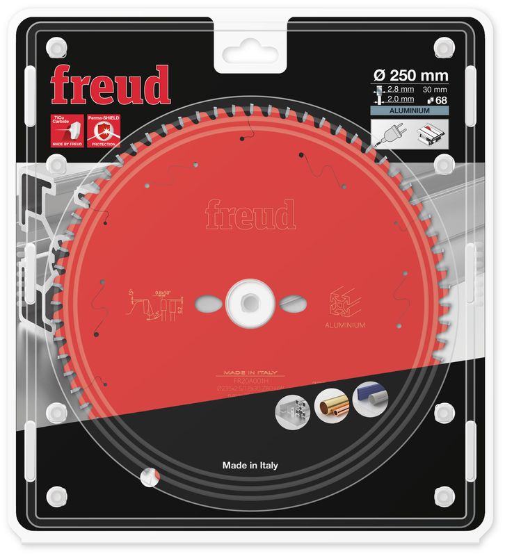 250x30 | Z68 | Tannbredde 2,8 mm | Aluminium | Freud Sagblad for Bordsag