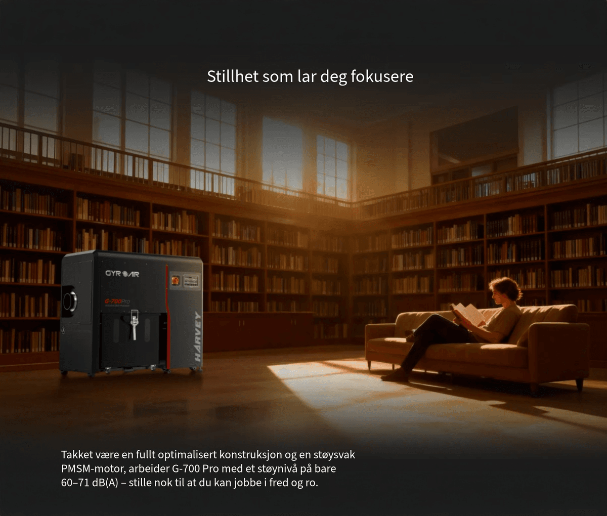 HARVEY GYRO AIR G-700Pro Støv og Sponavsug