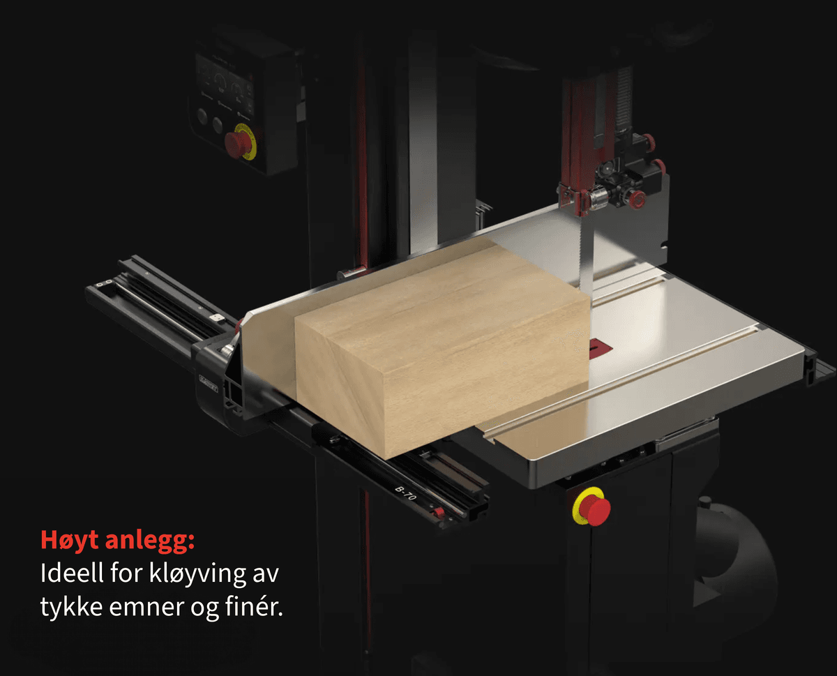 Harvey BIG EYE B-70  Parallellanlegg for båndsag