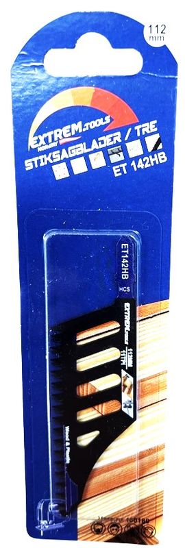 1pk. Extrem.Tools Stikksagblad 112mm for rette kutt