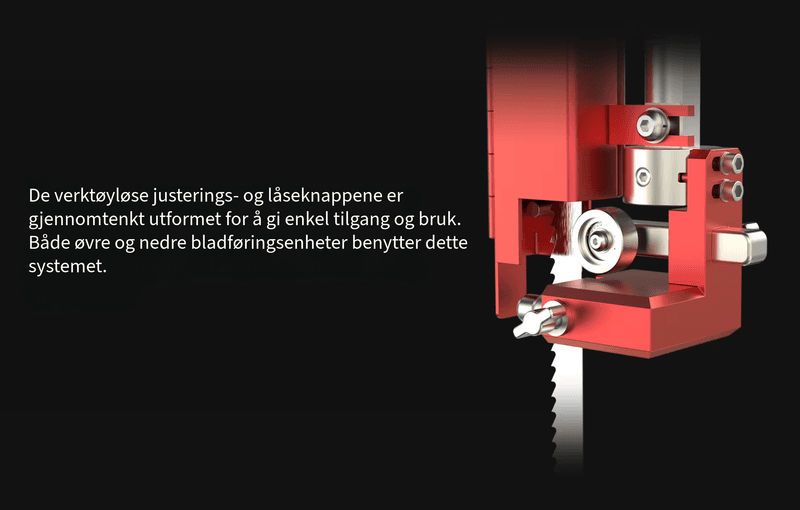 Harvey Båndsag  ALPHA HW615E 380mm 2.2kW Rustfritt stål