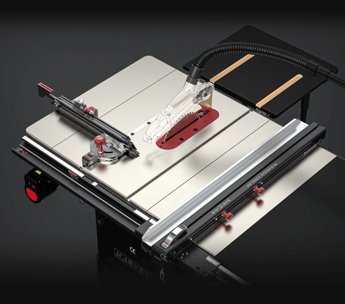Harvey Bordsag Alpha - HW110SE-36 2,2 kW  230V med Big Eye presisjonsanlegg