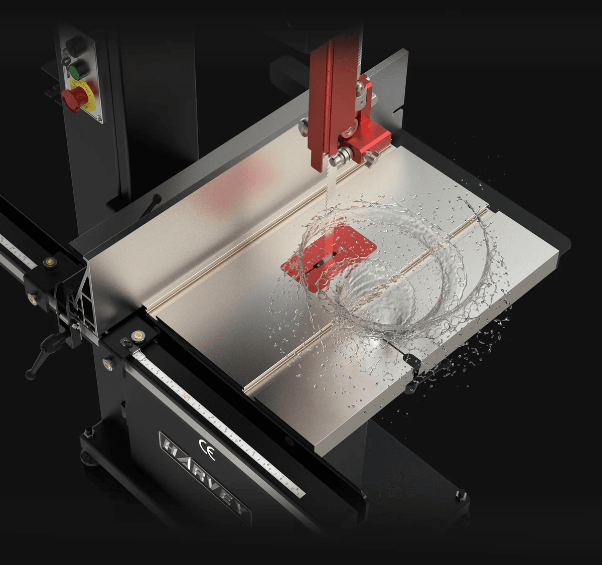 Harvey Båndsag  ALPHA HW615E 380mm 2.2kW Rustfritt stål