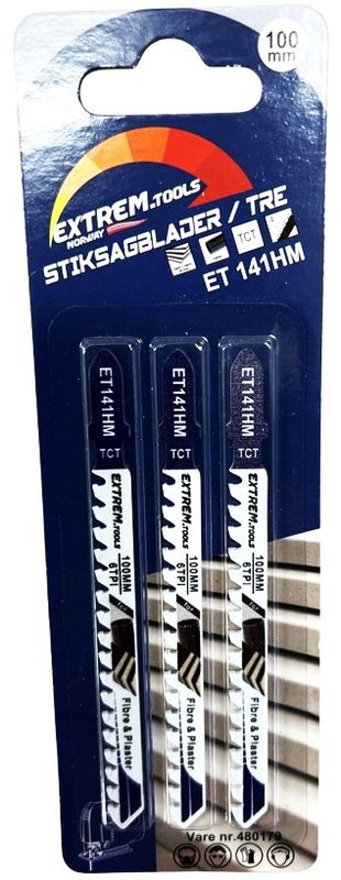 3pk. Extrem.Tools Stikksagblad 100mm (Carbid)
