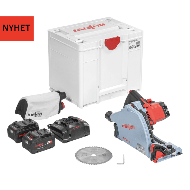 Hovedbilde MAFELL MT 55-18 Batteridrevet dykksag – 18 V – 2 batterier – MAX3-kasse