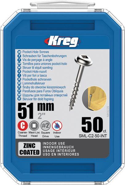 Hovedbilde Kreg® lommehull-skruer | 51 mm | 50 stk.